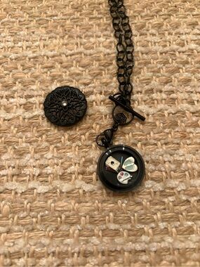 Origami Owl Black Sentiments Locket
